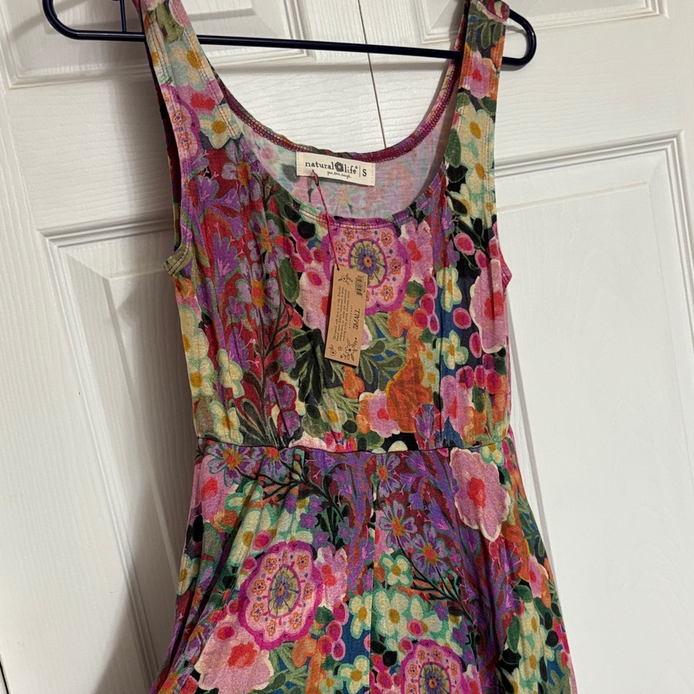 NATURAL LIFE Opal "ButterSoft" Ballet Dress - Pink Painted Garden - Picture 7 of 8
